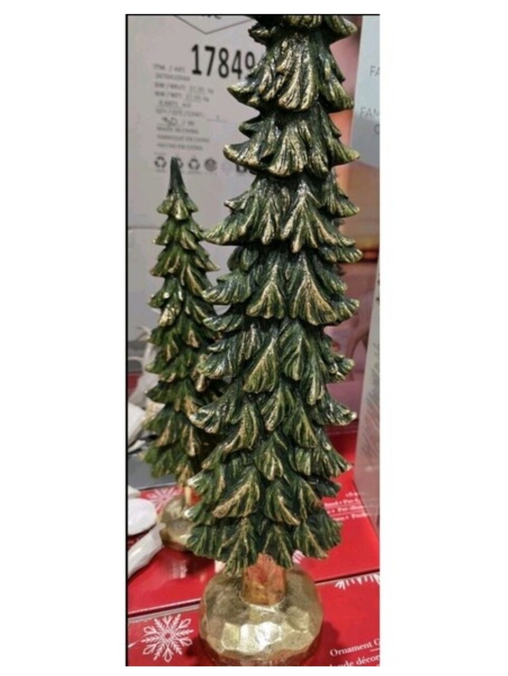Deer Family &Trees-Set of 5 Costco 2026 Holiday Edition LARGE Ornaments & GIFTS - Picture 5 of 6